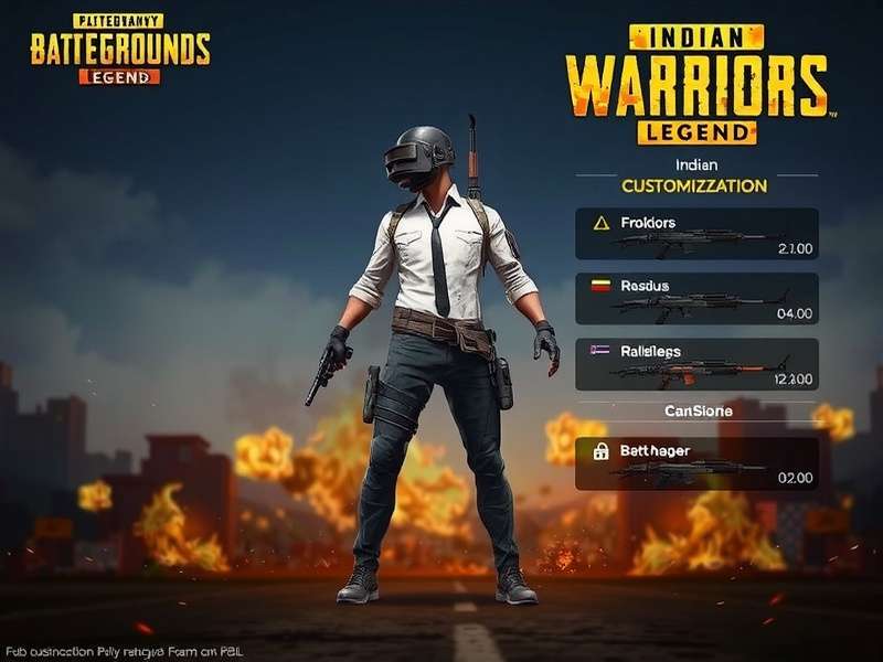PUBG Indian Warrior Legend gameplay screenshot